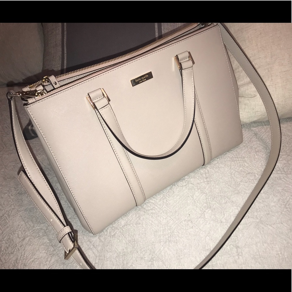Kate Spade Crossbody Satchel, (rose gold & blush)